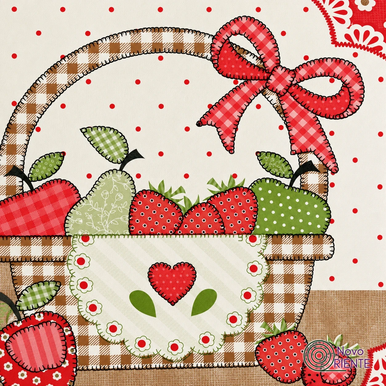 Dekorama Frutas Patchwork
