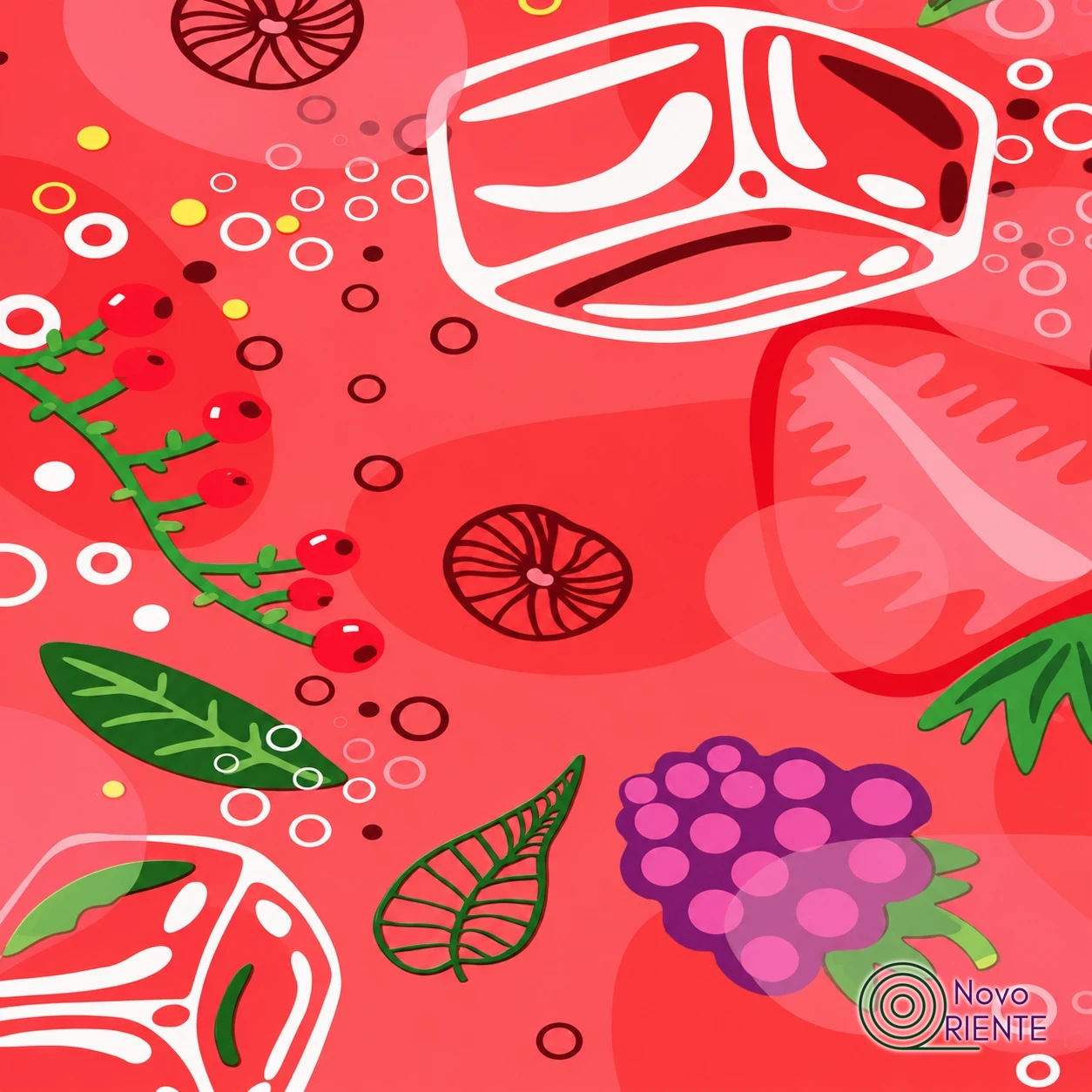 Dekorama Strawberry Summer