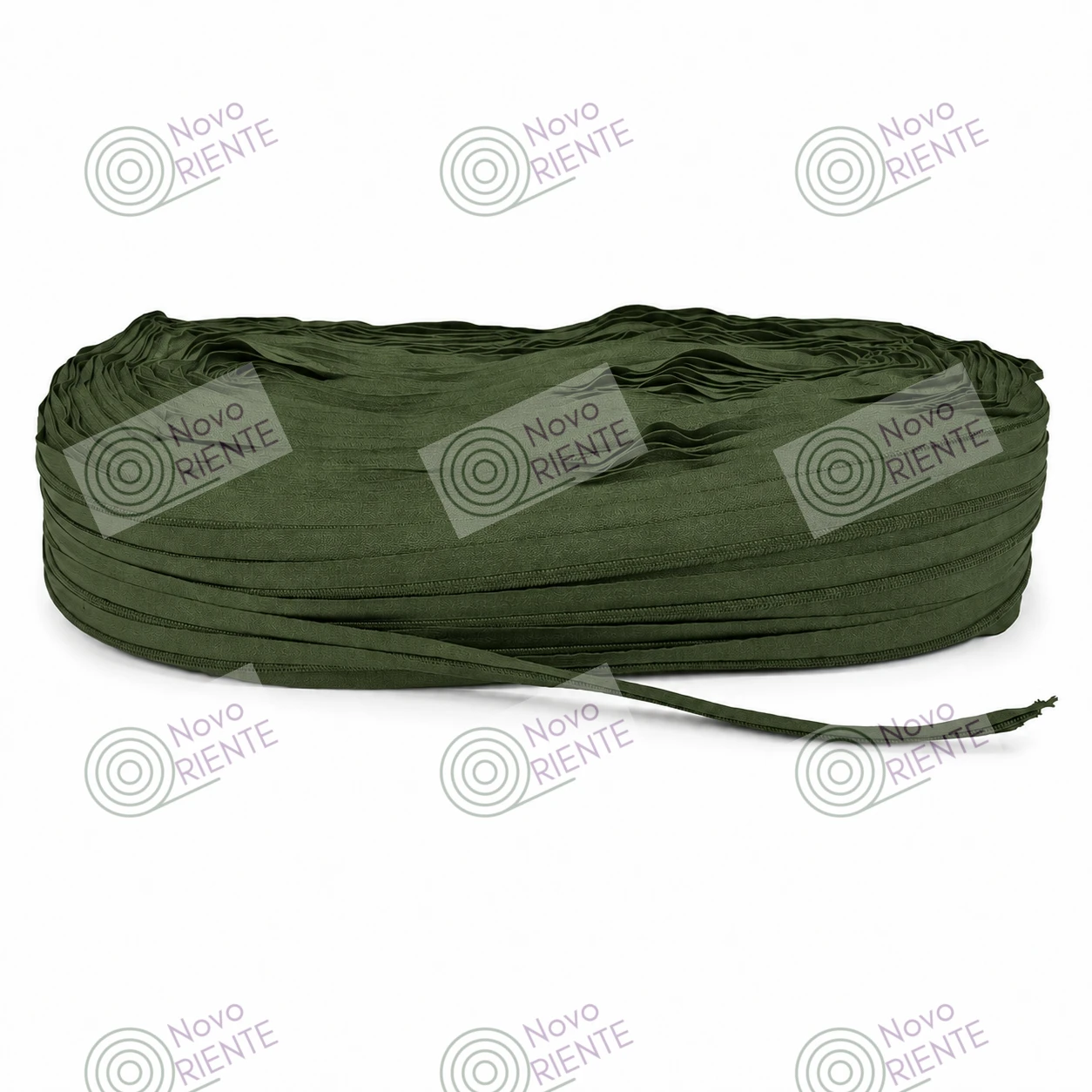 Zíper Verde Militar